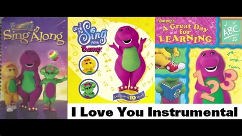 Barney I Love You Instrumental Youtube