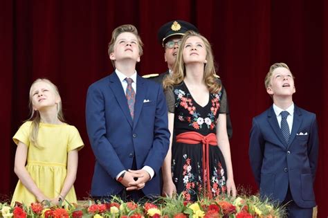 La Famille Royale Belge D File Pour La F Te Nationale Famille Royale