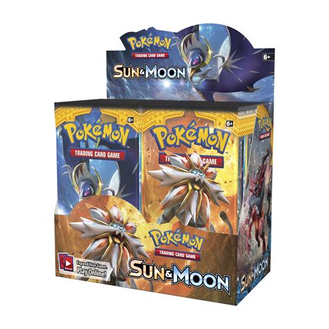 Pokémon Tcg Sun And Moon Booster Display Box 36 Packs Pokémon Center