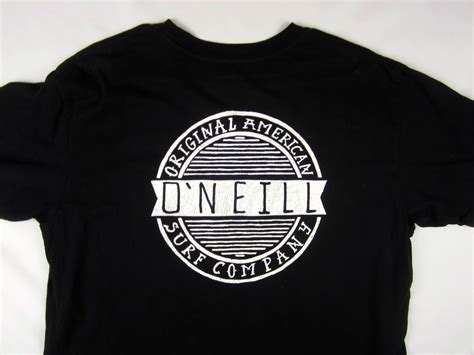 Oneill Surf Premium Mens T Shirt Black Pocket Shirt Size Medium