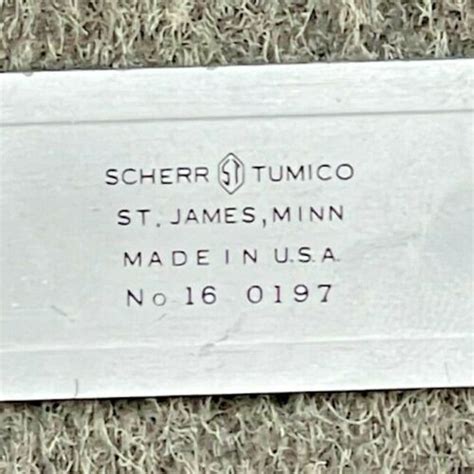 Scherr Tumico No 16 0197 Ebay