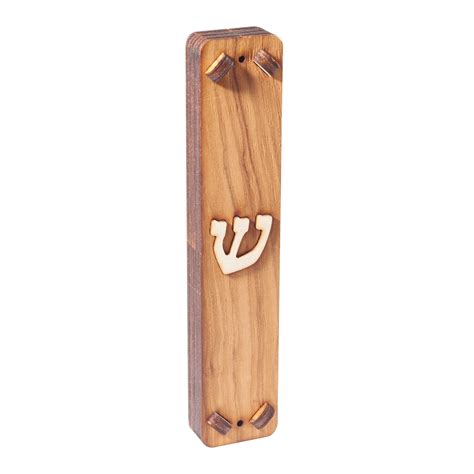 Wood Mezuzah Kit What On Earth Caa036