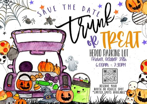 Trunk Or Treat October 28th