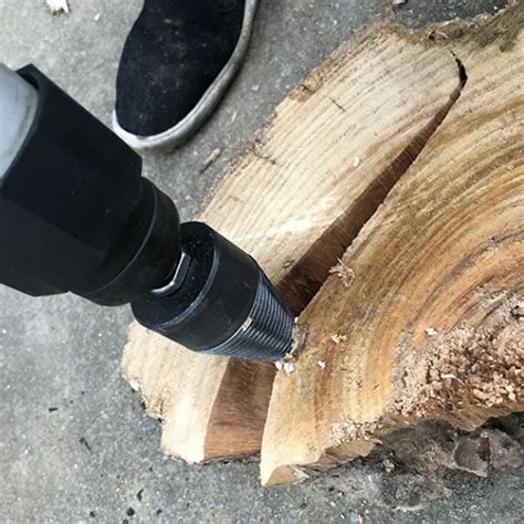 Wood Splitting Drill Bit Wood Log Splitter Auger Splitting Screw Wood