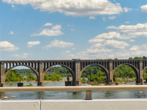 Railroad Bridge Across James River In Richmond Virginia Flickr