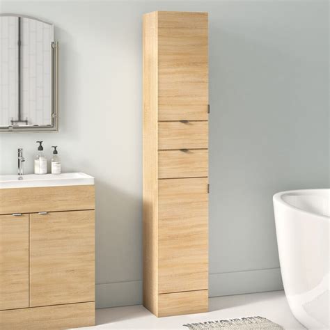 A wide range of available colours in our catalogue: Hudson Reed 30 x 194cm Free Standing Tall Bathroom Cabinet ...