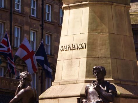 George Stephenson Monument Newcastle George Stephenson M Flickr