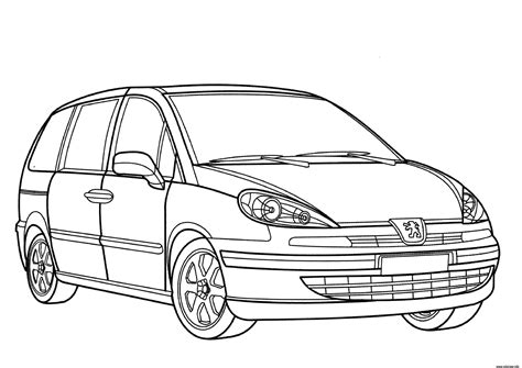Des voitures légendaires ainsi que des petits bolides, des. Coloriage Voiture Peugeot 807 dessin
