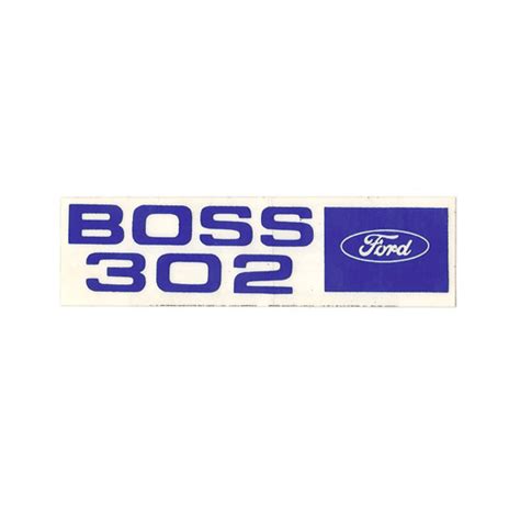 1969 70 Mustang Boss 302 Valve Cover Decal