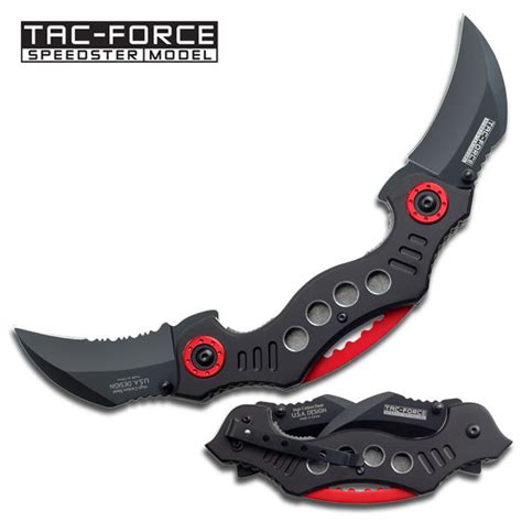 Double Trouble Twin Karambit Blades Spring Assisted Knife 6t