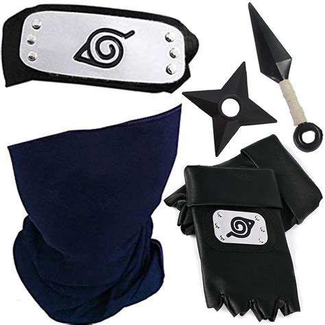 Buy Blesser Naruto Headband Konoha Kakashi Naruto Gloves Kunai And