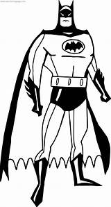 Batman Coloring When Pages Cartoon Wecoloringpage sketch template