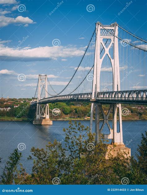 The Mid Hudson Bridge In Poughkeepsie New York Stock Image Image Of