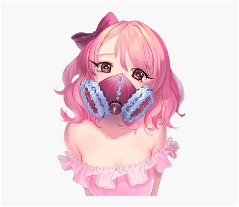 Kawaii Pastel Pink Anime Girl