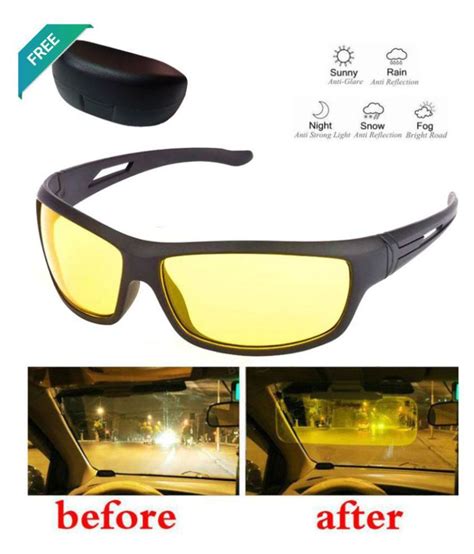 Night Vision Super Clear Helmet Glasses For Biker Car For