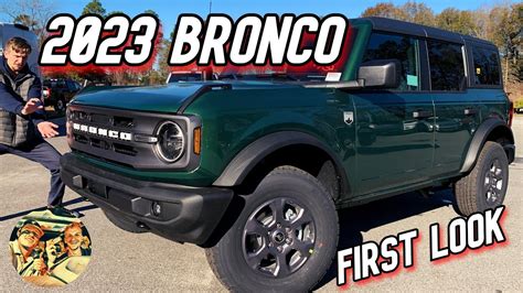 New 2023 Ford Bronco Big Bend Offroad 4x4 Suv Walkaround Startup And Interior 27l Hardtop