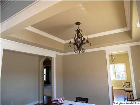 Add architectural interest to your bedroom with a tray ceiling. Two tone tray ceiling. … | Trey ceiling, Farmhouse remodel ...