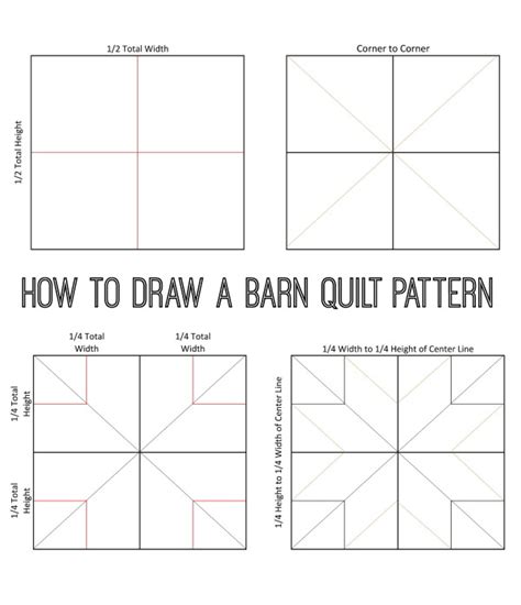 Https://tommynaija.com/draw/how To Draw A Barn Quilt Pattern