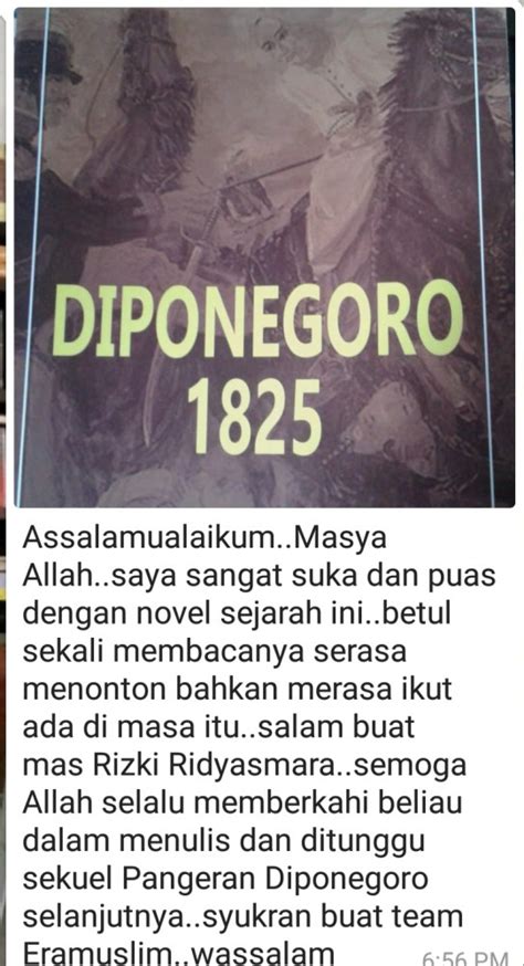 Resensi Buku : Diponegoro 1825, Novel Sejarah dengan Sudut Pandang Aqidah | Ceramah Terbaru