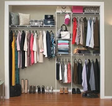 It fits spaces that are 5 ft. ClosetMaid 5-8 ft. Closet Organizer | Closet organization ...