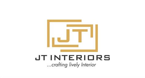 Jt Interiors Logo Design And Business Card Print Aggital
