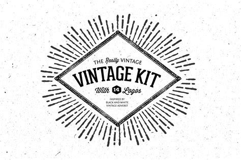 Very Vintage Vector Kit 14 Logos ~ Graphic Objects ~ Creative Market