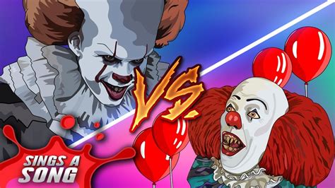 Old Pennywise Vs New Pennywise Rap Battle It Parody Tim Curry Vs