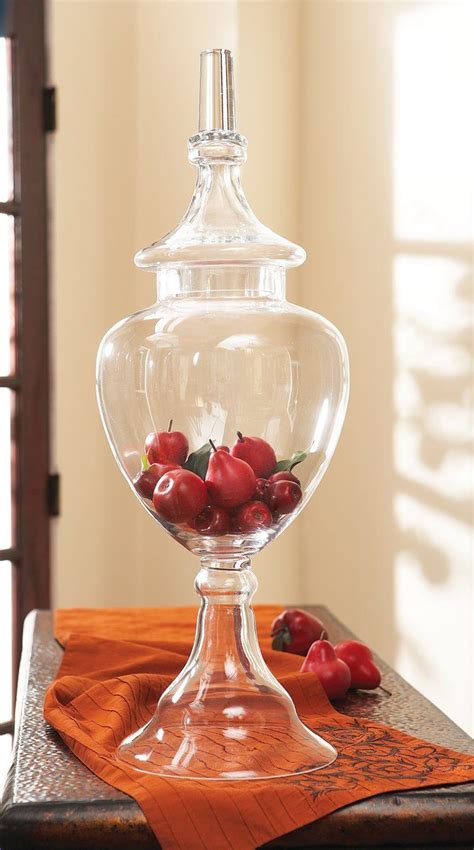 Our glass apothecary jars are great for a number of uses ranging from making your own candles to simply using them for decorative storage. Amazon.com - Decorative Glass Jar - Apothecary-Style with ...