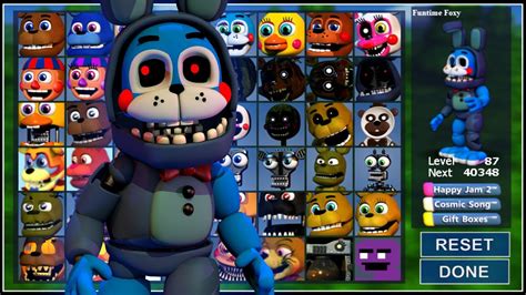Adv Withered Bonnie With Toy Bonnies Face In Fnaf World Mod Youtube