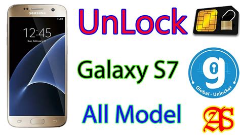 Unlock Sim Card Samsung Galaxy S7 All Model Global Unlocker Youtube