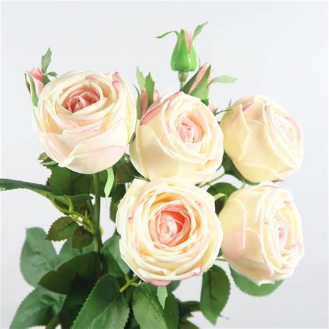 wholesale high simulation faux artificial silk roses real touch flowers china artificial