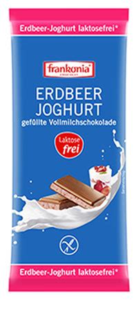 Erdbeer Joghurt Gef Llte Vollmilchschokolade Von Frankonia