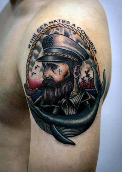 top 75 best sailor tattoos for men classic nautical designs