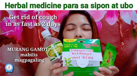 Natural Medicine For Cough And Colds Mabisang Gamot Sa Sipon At Ubo