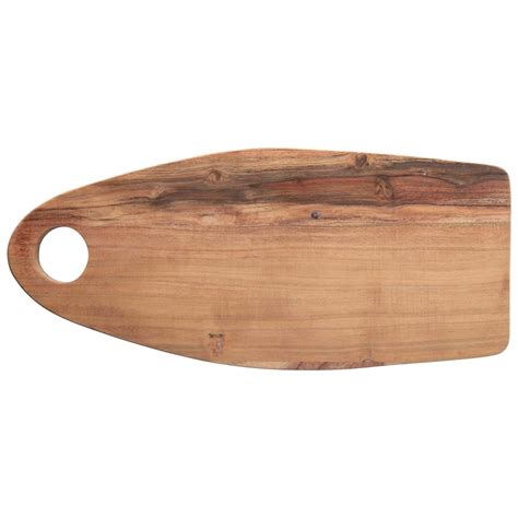 Acacia Wood Cheesecutting Board With Handle By Bloomingville