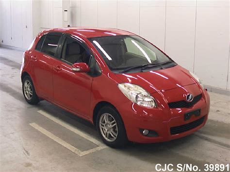 2009 Toyota Vitz Red For Sale Stock No 39891 Japanese Used Cars
