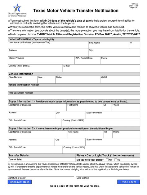 Txdmv Forms Fill Out And Sign Online Dochub