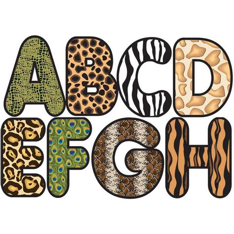 Ashley Productions Safari Animal 2 34 In Designer Magnetic Letters