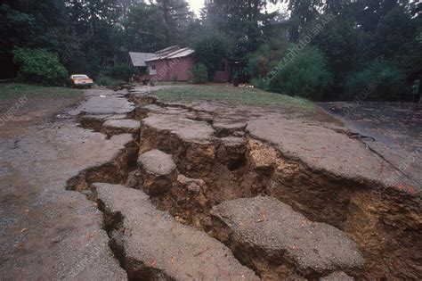 Earthquake Fissure Stock Image C0077778 Science Photo Library