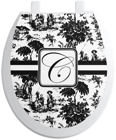 Custom Toile Toilet Seat Decal Personalized Youcustomizeit