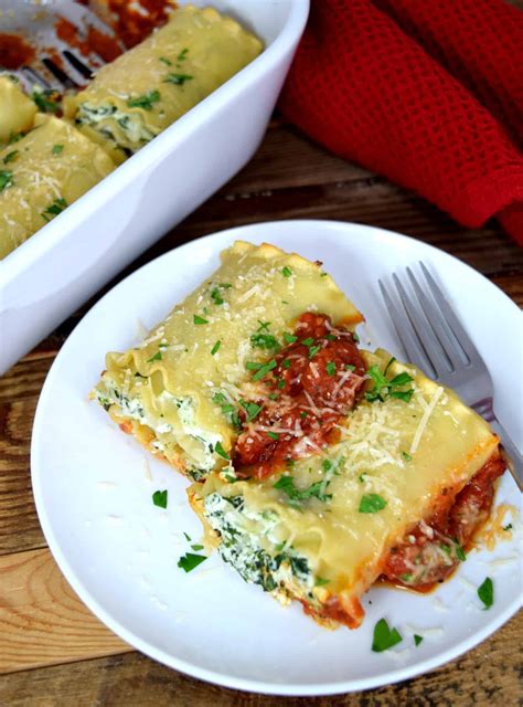 Spinach Ricotta Lasagna Rolls Lord Byrons Kitchen