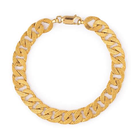 22 Carat Gold Gents Bracelet £210700 Sku27291