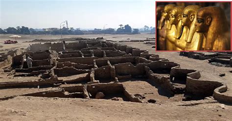 In Egypt A 3 000 Year Old Lost Golden City Has Just Been Discovered Revealed