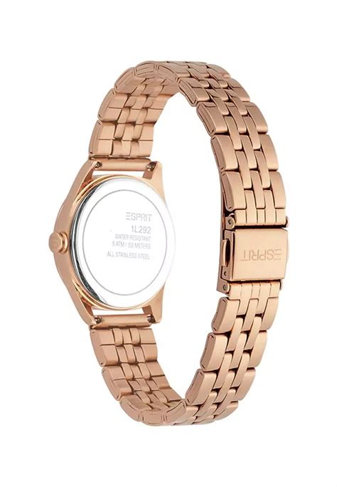 Buy Esprit Olivia Stainless Steel Rose Gold Watch For Women