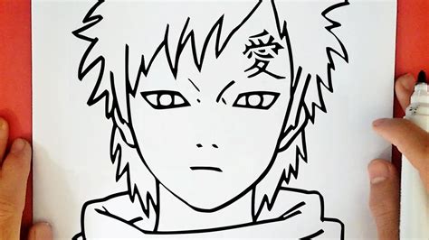 How To Draw Gaara