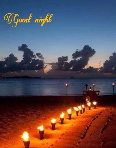Romantic Good Night Beach Images