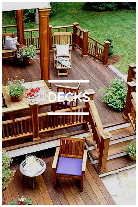 We have hundreds of deck pictures with various designs. Pin by Windsor Plywood on Decks | Deck designs backyard ...