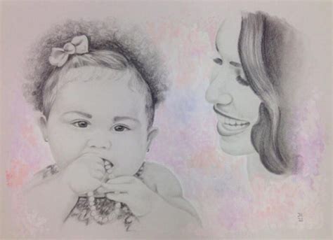 Custom Hand Drawn Portraits Etsy