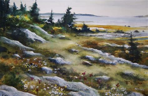 Coastal Maine 450 22 X 28 Scenery Paintings Watercolor