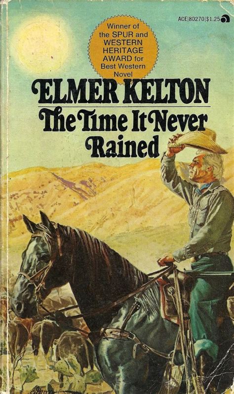 Elmer Kelton The Time It Never Rained Western Books Novels